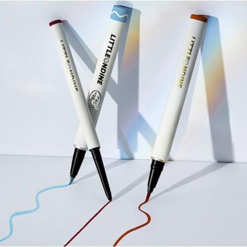 GY Little Aoting Liquid Eyeliner Color Waterproof Not Smudge Long-Lasting Very Fine Novice Glue Pen