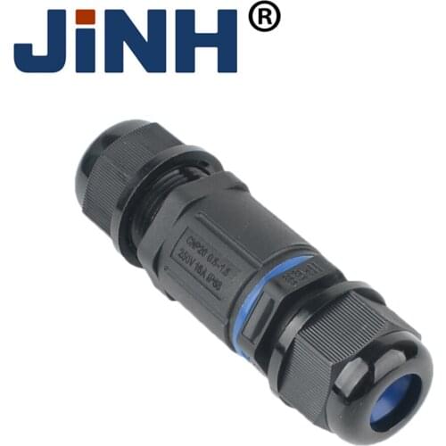 10PCS Factory Direct IP68 Waterproof Connector Junction Box Electrical Connector 3/4 Pin Outdoor Plug Socket Terminal Block