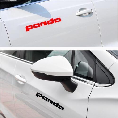 4 Pcs Vinyl Car Sticker Car Decal Styling For Fiat Panda