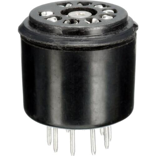 4x 9Pin Bakelite Vacuum Tube Socket Saver base For 12AX7 12AU7 ECC82 ECC83 amps, 4 Pcs