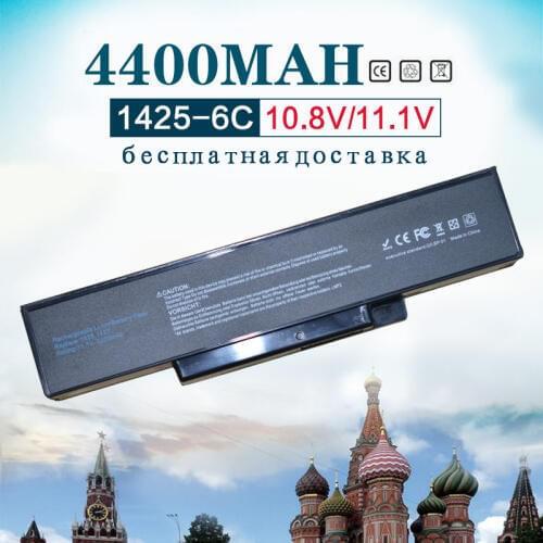 11.1V 4400MAh Battery For DELL Inspiron 1425 1427 90-NFY6B1000Z 90-NFV6B1000Z BATE80L6 BATEL80L6 BATEL80L9 BATFT10L61 BEE0110202