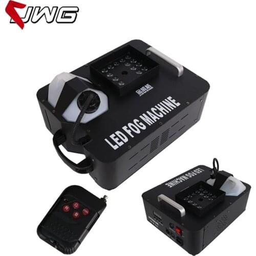 Free Shipping LED 24x3W RGB 3in1 Smoke Machine for Stage Concert Christmas With DMX 9 Channels Fog Machine Stage Special Effects