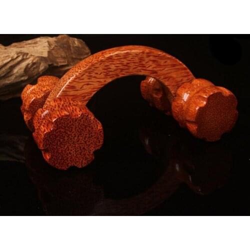 Large 4 Wheels Coconut wood Massager Rollers Wooden Car Roller Massage Reflexology Hand Back Body Therapy Relax health care Gift