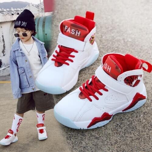 Kids Sports Shoes Girls Sneakers Boys Children Pu Patchwork Basketball Running Trainer Breathable Sneakers Girl Casual Shoes Boy