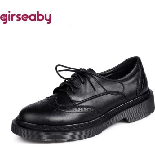 Женские оксфорды Girseaby China At AliExpress