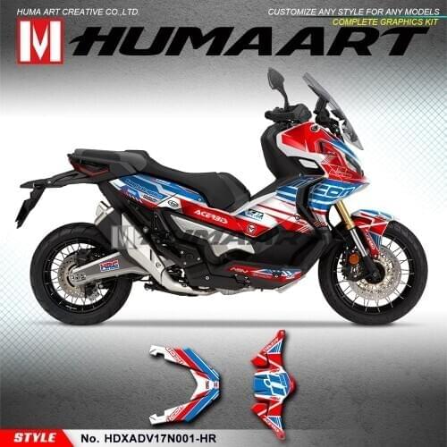 HUMAART Off-road Decals Personalized Sticker Kit Full Graphics Wrap for X-ADV 750 2017 2018 2019 2020 Customizable
