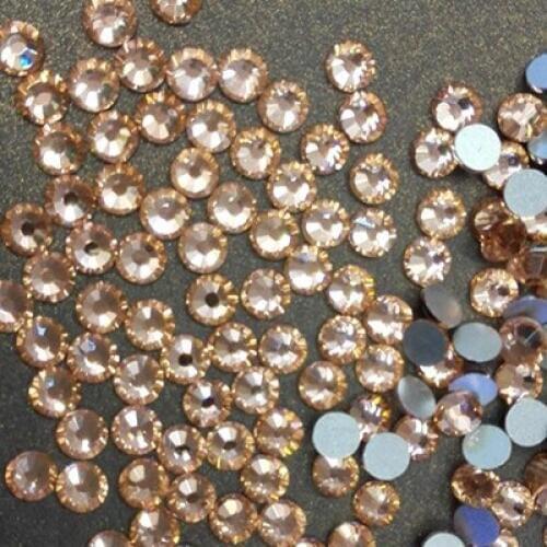 Fancy cristal of non hot fix stones ss10 topaz color 1440 pcs each pack wholesale supplier shiny decoration for fingers