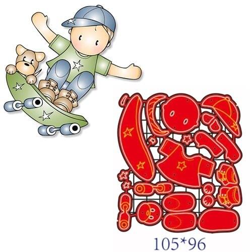 Metal Cutting Dies boy DIY Scrapbooking Paper Cards Decorative Craft Embossing