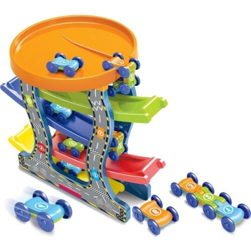 Gliding Car Set Slot Track Toys Slide Board Track Friction Car Toy Boys Girls Magic Racing Cars Model For Kids Gifts