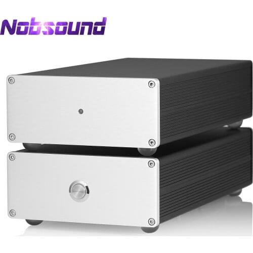Nobsound HiFi MM/MC Phono Preamp for Home Turntables with Linear Power Supply Class A Stereo Phono Amp for Record Players