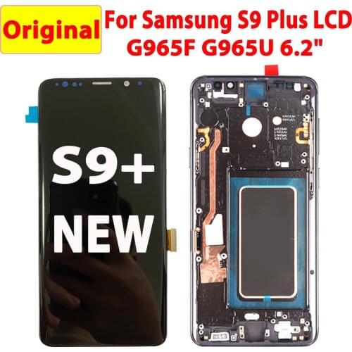 NEW Original LCD For Samsung S9 Plus LCD Display Touch Screen Assembly Digitizer For Sansung S9+ G965F G965U G965W Display