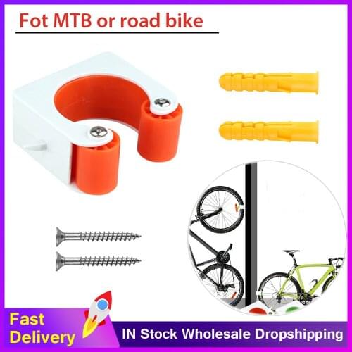 New Road Bike Wall Mount Hook Bicycle Parking Buckle Portable Wall Rack Indoor Vertical Bracket for Racing Bicycle MTB Bike