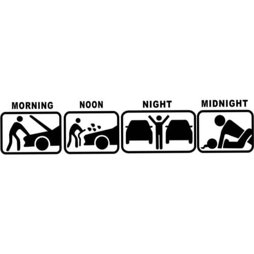 Waterproof Car Sticker Funny Figure Letter Reflective Decal Styling Decoration