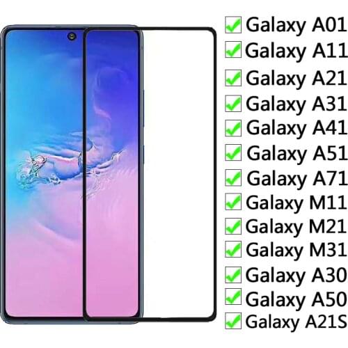 9H Protective Glass For Samsung Galaxy A01 A11 A21 A31 A41 A51 A71 Screen Protector M01 M11 M21 M31 M51 A30 A50 Safety Glass