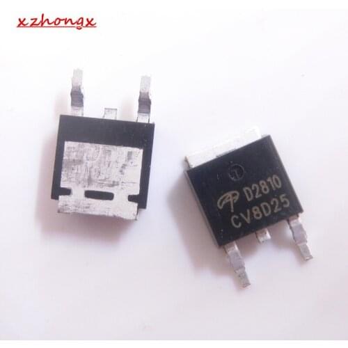 10 PÇS/LOTE AOD2810 46A 80V TO252 D2810 Novo lugar original venda quente