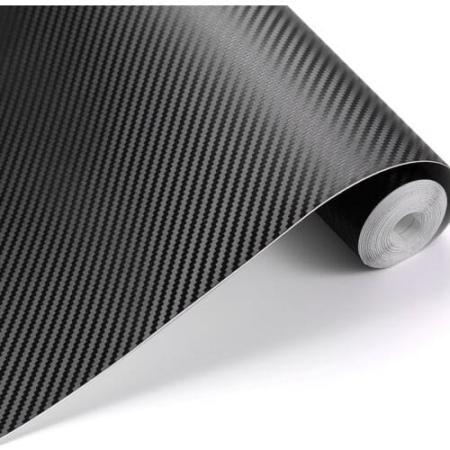 30cmx127cm 3D Carbon Fiber Vinyl Car Wrap Sheet Roll Film Car Stickers and Decal Motorcycle Auto Styling Accessories Automobiles