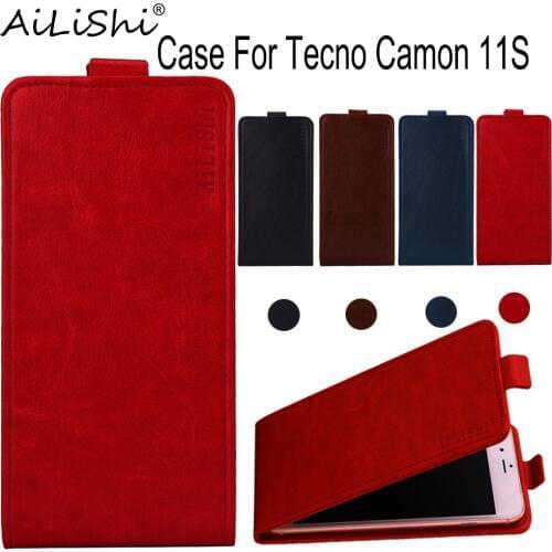 AiLiShi Case For Tecno Camon 11S Luxury Flip Top Quality Leather Case Tecno Exclusive 100% Phone Protective Cover Skin+Tracking