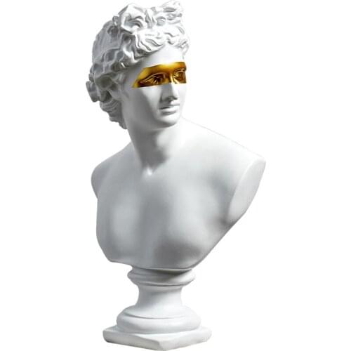 Home Decoration Accessories Modern Desk Decoration Apollo Miniature Figurines Home Decor Europe Resin David Living Room Decorate
