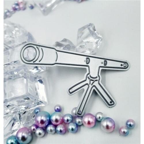 Astronomical Telescope Cut Die Metal Cutting Dies Scrapbook Embossing Card Paper Craft Knife Mould Punch Stencils