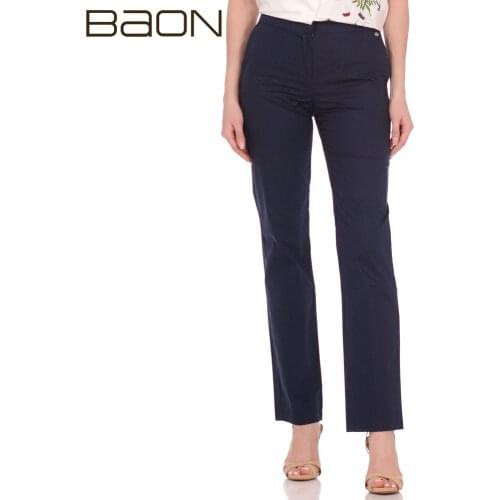 Женские прямые брюки BAON China At AliExpress