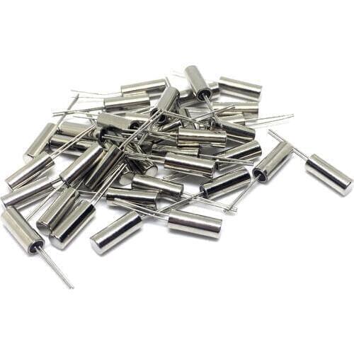 5pcs 51.200KHz 51.200 KHZ 51.2K Frequency Resonator Oscillator Quartz Crystal Cylender 3*8mm