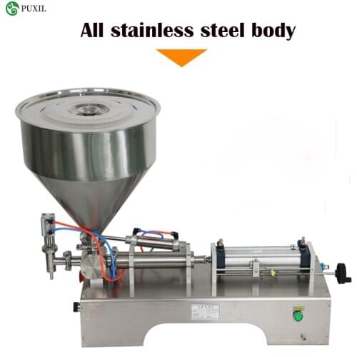 Electric Pneumatic Single Head Paste Filling Machine Bee Toothpaste Sauce Skin Care Product Filling Machine