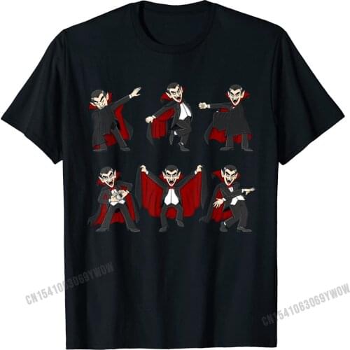 Halloween Dancing Vampire Dance Challenge Women T-Shirt Camisas Men Funny T Shirt Cotton Student Top T-Shirts Funny Designer