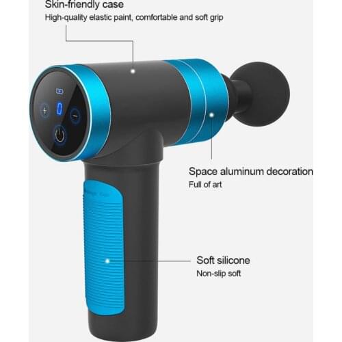 Intelligent Fascia Gun LCD Touch Screen Muscle Relax Therapy Massager Eliminate Fatigue Body Shaping Health Care Massage Gun NEW
