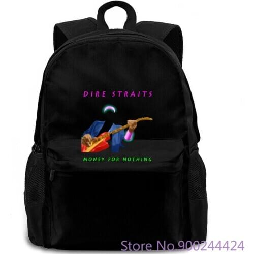 Dire Straits - Money for Nothing Black Poster All Sizes S...3XL 100% Brand s backpack