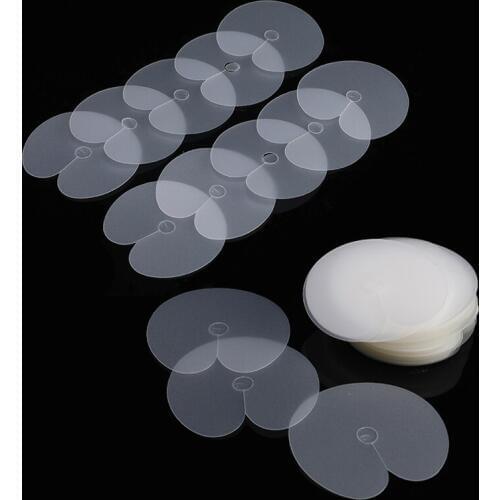 50/150PCS Round Hair Heat Protector Shields Heat Insulation Sheet Protector Shield Scale Hair Connectors Styling Accessories