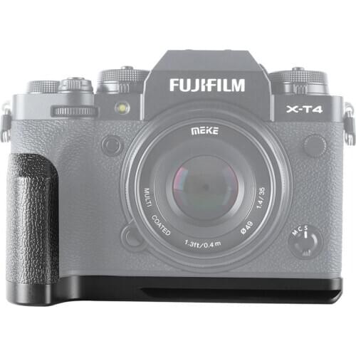 Meike MK-XT4G Aluminum Alloy Hand Grip Quick Release Plate L Bracket for Fujifilm X-T4