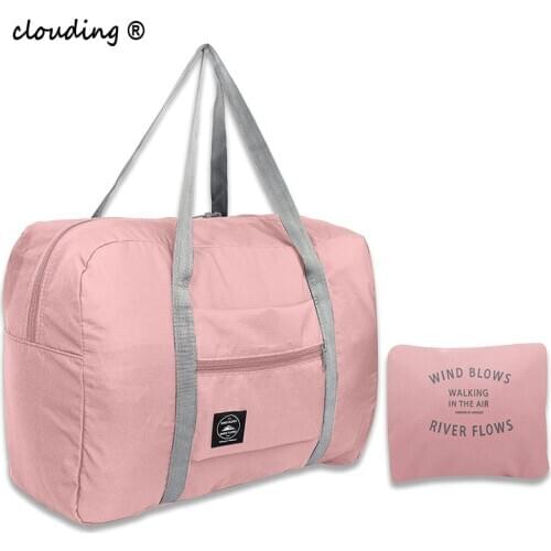 2021 New Nylon Foldable Travel Bags Unisex Large Capacity Bag Luggage Women WaterProof Handbags Men Travel Bags