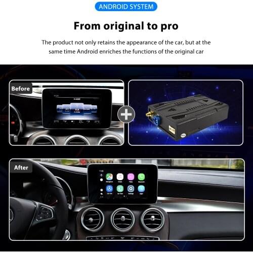 New Carplay Ai Box Upgrade Car TV Video Box With GPS Carplay To Car Android 9.0 PX6 System Play &Play Youtube Netiflix
