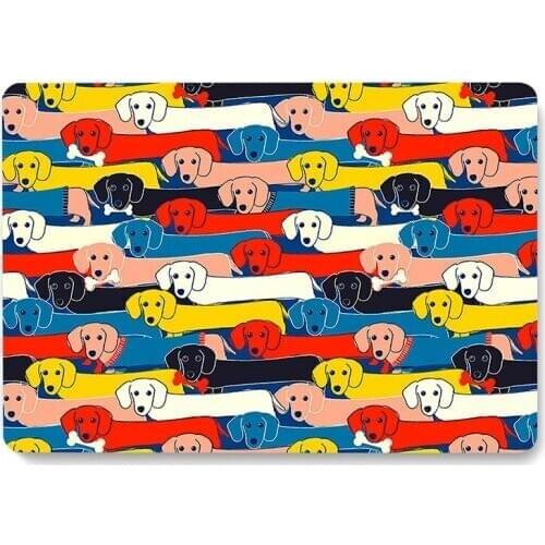 Pop Style Dogs Pattern Laptop Case For MacBook Retina Air 11 12 13.3 New Pro 15.4 16 inch Cover shell