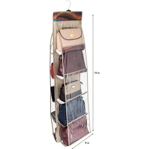 HAYATINIZI KOLAYLAŞTIRIN 10 Pockets Cabinet Interior Bag Transparent