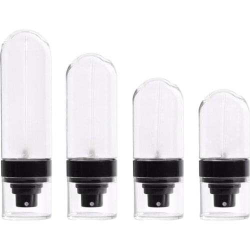 4PCS Fine Mist Spray Empty Bottle Plastic Lotion Pump Bottle Travel Perfume Water Bottle Refill Container 50ml/60ml/80ml/100ml