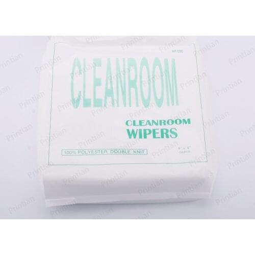 9*9in Cleanroom Cleaning Soft Cloth Wiper For Cleaning Printhead 150pcs bag