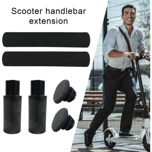 Handlebar Extender Handle Grip Anti-slip Lengthened Handlebar Cover For Xiaomi Scooter M365 With 2 Sponge Handlebar Blocks Cozy