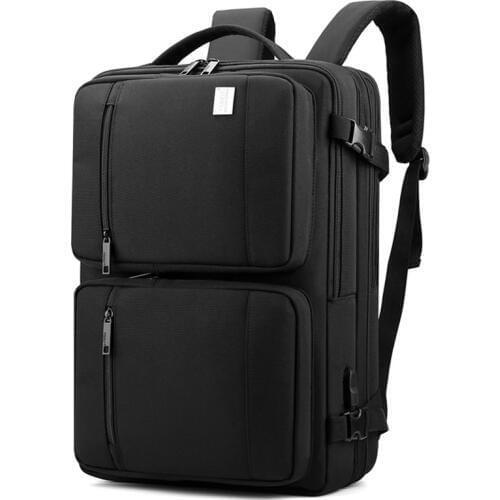Waterproof Mens Travel Bag Fit 18 Inch Laptop Backpacks USB Multifunctional Backpack Large Capacity Back Pack Male Mochila Bags