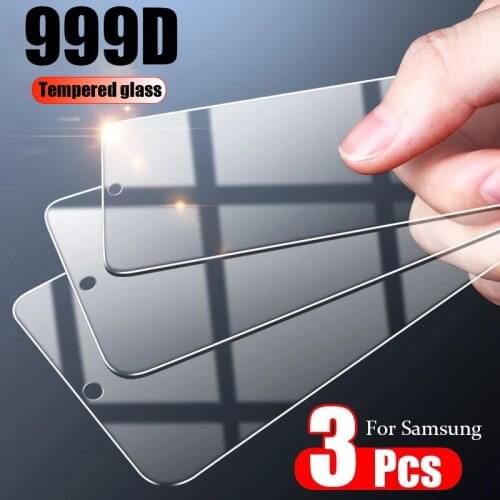 3Pcs Tempered Glass For Samsung Galaxy A51 A71 M51 Screen Protector A 9 10 20 50 60 70 71 80 90 M 30 21 31 51 S10 Lite S20 FE S