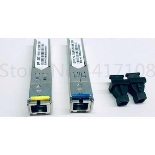 20 pairs SC Connector 1.25Gbps 3km DDM BIDI Otdr optical tranceiver module 1310nm/1550nm WDM SFP Module SC switch Compatible