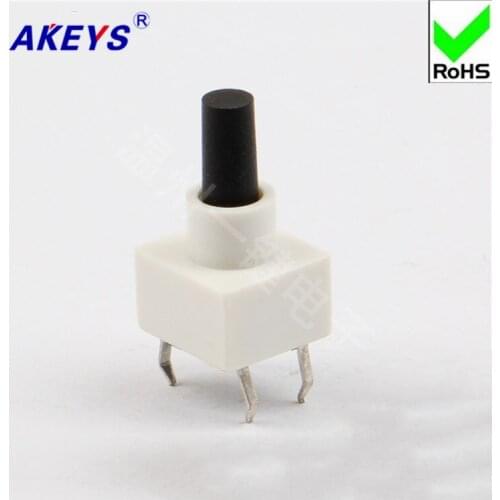 10PCS TS-A0608 Touch switch with hat A43 holder more stable housing with black and white 6X6/6*6