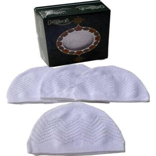 12 Pc New Muslim Men Prayer Hats Beanie Turkish Arabic Knitted Hat Islamic Caps Headscarf Clothing Arab Crochet Islamic Fashion