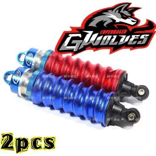 2pc GWOLVES shock absorber cover shock absorption cover dust-proof 1/8 off road car Truck buggy Monster RC parts for hsp trax