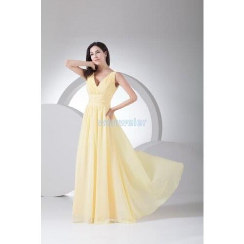 2016 new Beach Chiffon V-neck Direct Selling Hot Sale Gowns Party Pregnant Women Vestidos Dinner Long Plus Size Bridesmaid Dress