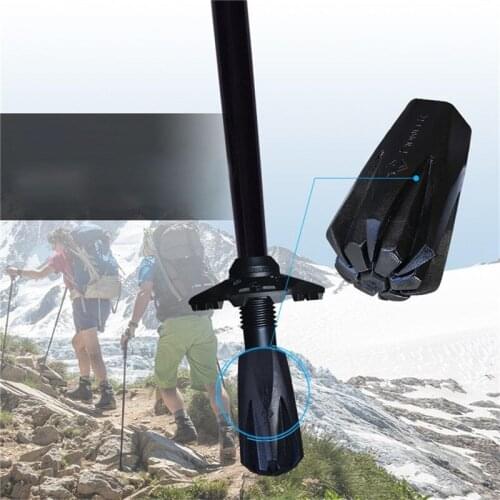 6PCS Thicken Hiking Pole Replacement Rubber Tips Trekking Pole Tip Protectors Walking Stick Head Protect Equipment Accessory