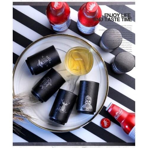 BalleenShiny Stainless Steel Beer Bottle Soda Bottle Magnetic Automatic Bottle Opener Bar Household Convenient Bottle Opener