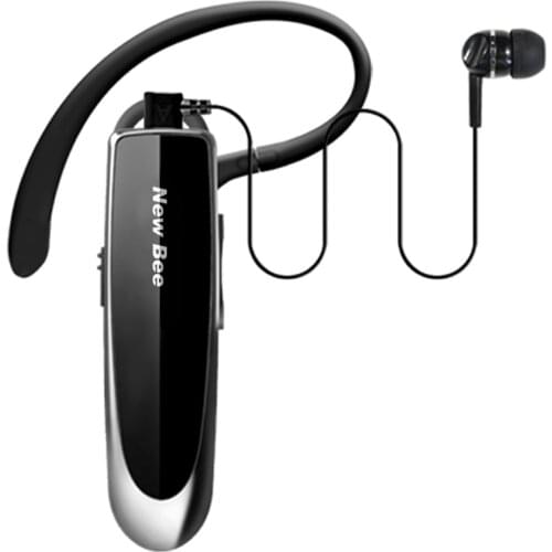 NEWBEE Single-ear Wireless Bluetooth Headset Earphone Noise Cancelling Mic Sports Headphone Hands-Free Earbud for Office Driving