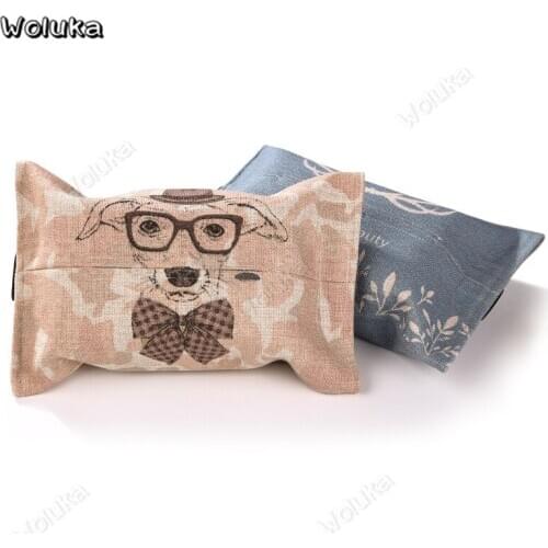Paper Box Cover Car Tissue Box Cartoon Cute Universal For Car Back Sun Visor Hanging KST Decoration Interior Supplies CD50 Q01