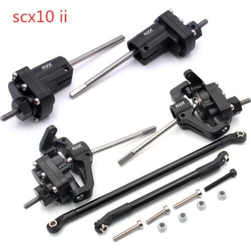 CNC machining full metal front and rear door axle assembly for SCX10-ll 90046
